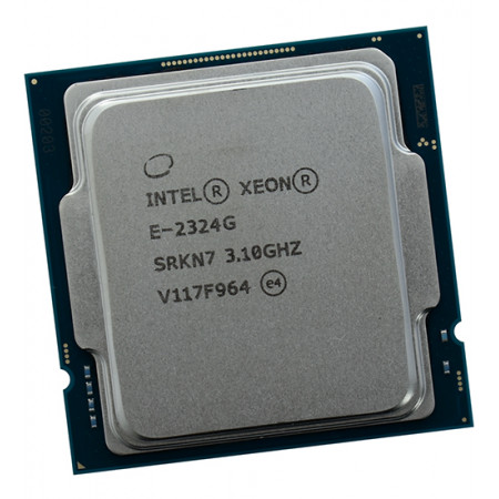 Серверный процессор Intel Xeon E-2324G BOX c кулером (BX80708E2324G) серый