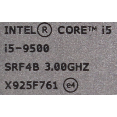 Процессор Intel Core i5-9500 Coffee Lake OEM (CM8068403362610) серый