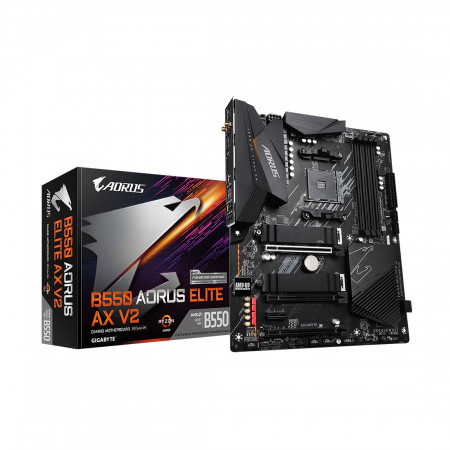 Материнская плата Gigabyte B550 AORUS ELITE AX V2 (4719331809904) черный