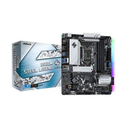 Материнская плата ASRock B560M STEEL LEGEND (4710483934179) черный
