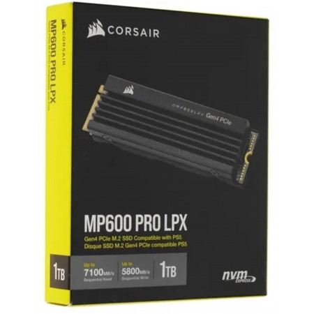 1 ТБ SSD диск Corsair MP600 Pro LPX (CSSD-F1000GBMP600PLP) черный