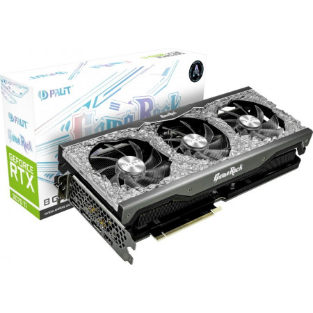 Видеокарта Palit RTX 3070Ti GameRock [NED307T019P2-1047G] белый