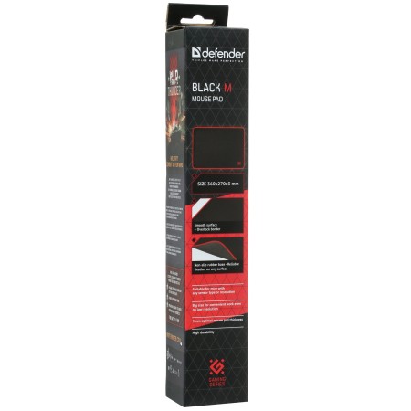 Коврик Defender Black M (50560) черный