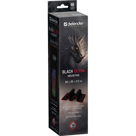 Коврик Defender Black Ultra (50561) черный