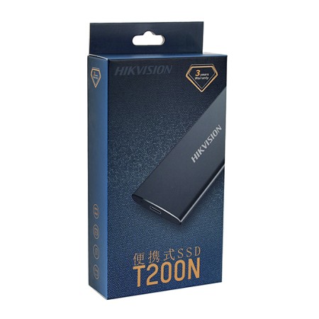 128 ГБ Внешний SSD диск Hikvision T200N (HS-ESSD-T200N/128G) черный