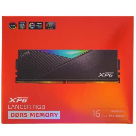 Оперативная память ADATA XPG Lancer RGB (AX5U6000C4016G-DCLARBK) 32 ГБ черный