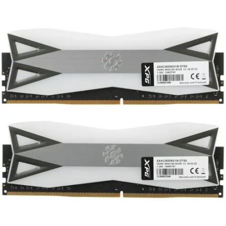 Оперативная память ADATA XPG Spectrix D60G RGB (AX4U36008G18I-DT60) 16 ГБ черный