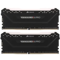 Оперативная память Corsair Vengeance RGB PRO (CMW32GX4M2E3200C16) 32 ГБ черный Оперативная память Corsair Vengeance RGB PRO (CMW32GX4M2E3200C16) 32 ГБ черный