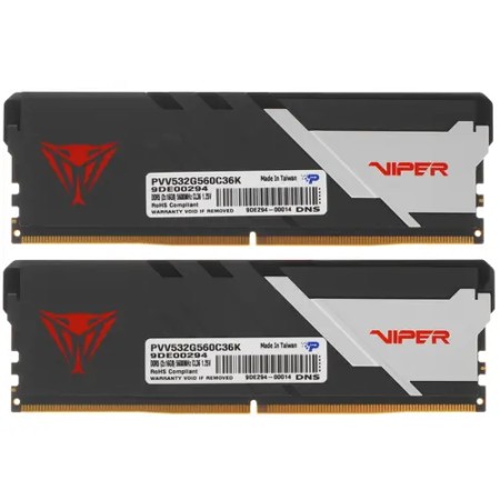 Оперативная память Patriot Viper Venom (PVV532G560C36K) 32 ГБ черный