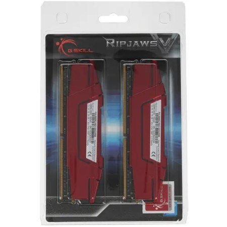 Оперативная память G.SKILL RipjawsV (F4-3000C16D-32GVRB) 32 ГБ красный