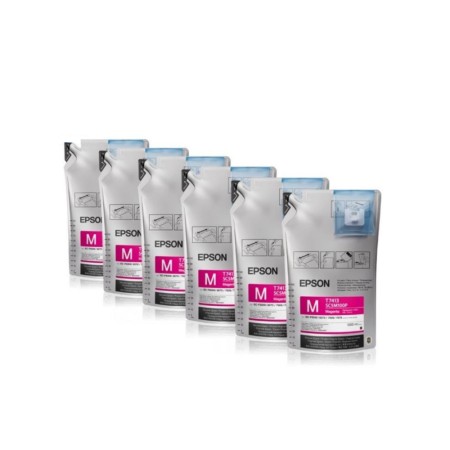 Картридж струйный Epson T7413 (C13T773340) пурпурный (в упаковке 6 шт) (с чипом)