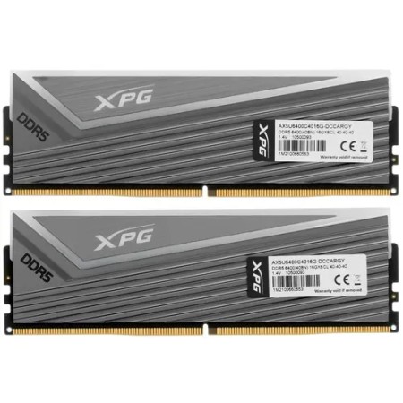 Оперативная память ADATA XPG Caster RGB (AX5U6400C4016G-DCCARGY) 32 ГБ черный