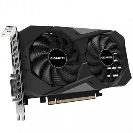 Видеокарта GIGABYTE GeForce GTX 1650 D6 WINDFORCE OC (GV-N1656WF2OC-4GD) черный