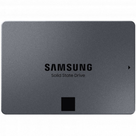 8 ТБ SSD диск Samsung 870 QVO (MZ-77Q8T0BW) серый