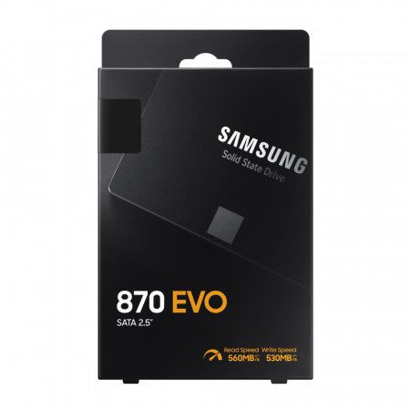 4ТБ SSD диск Samsung 870 EVO (MZ-77E4T0B/EU) черный