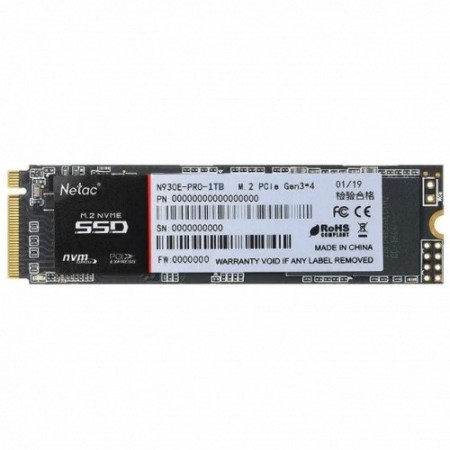 1Tb SSD диск Netac N930E Pro (NT01N930E-001T-E4X) черный