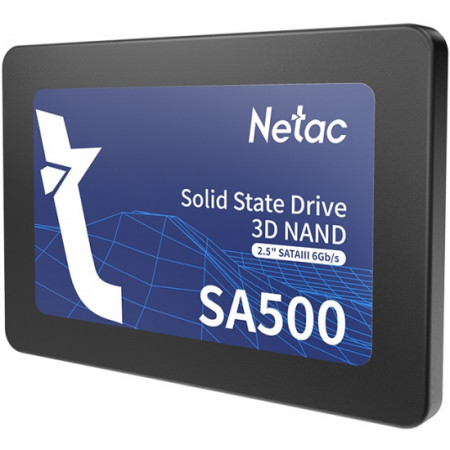 480Gb SSD диск Netac SA500 (NT01SA500-480G-S3X) черный