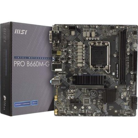 Материнская плата MSI PRO B660M-G DDR4 черный