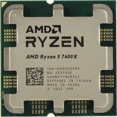 Процессор AMD Ryzen 5 7600X OEM (100-000000593) серый