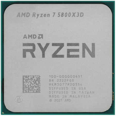 Процессор AMD Ryzen 7 5800X3D OEM (100-000000651) серый