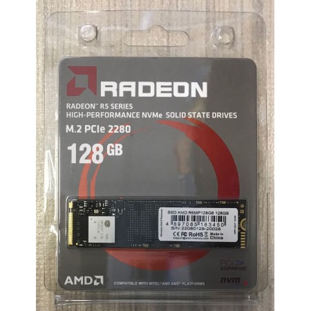 128 ГБ SSD диск AMD Radeon R5 (R5MP128G8) черный