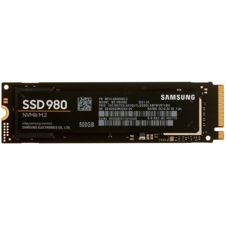 500 ГБ SSD диск Samsung 980 (MZ-V8V500BW) черный