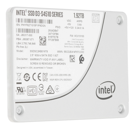 1920 ГБ SSD диск Intel D3-S4510 Series (SSDSC2KB019T801) белый