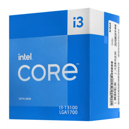 Процессор Intel Сore i3-13100 BOX с кулером (BX8071513100) серый