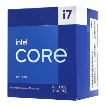 Процессор Intel Сore i7-13700F BOX с кулером (BX8071513700F) серый