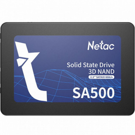 512 ГБ SSD диск Netac SA500 (NT01SA500-512-S3X) черный