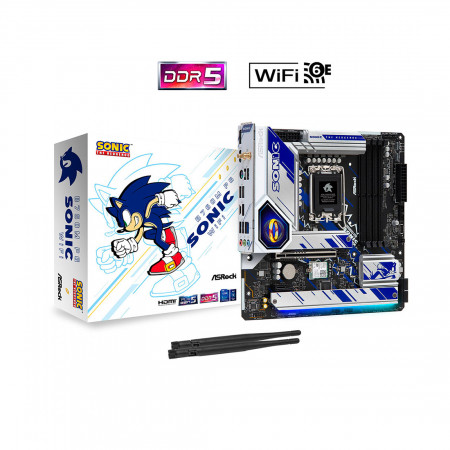 Материнская плата ASRock B760M PG SONIC WIFI (4710483941788) черный