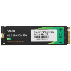 1 ТБ SSD диск Apacer AS2280Q4U (AP1TBAS2280Q4U-1) черный