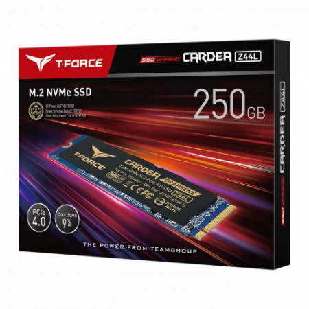 250 ГБ SSD диск Teamgroup T-FORCE CARDEA Z44L (TM8FPL250G0C127) черный