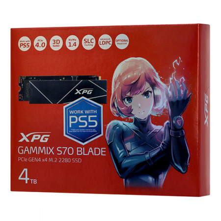 4 ТБ SSD диск ADATA XPG GAMMIX S70 BLADE (AGAMMIXS70B-4T-CS) черный