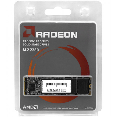 256 ГБ SSD диск AMD Radeon R5 (R5M256G8) черный