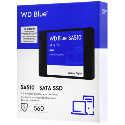 500 ГБ SSD диск Western Digital Blue SA510 (WDS500G3B0A) черный