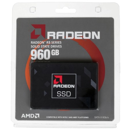 960 ГБ SSD диск AMD Radeon R5 (R5SL960G) черный