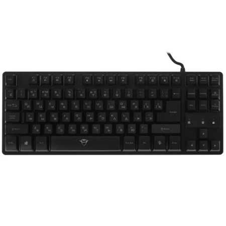 Клавиатура проводная Trust GXT 833 Thado (23724) черный