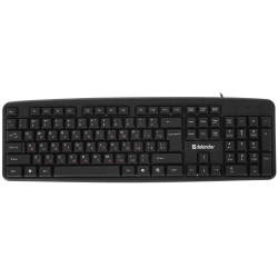 Клавиатура проводная Defender Astra HB-588 (45588) черный