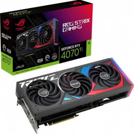 Видеокарта ASUS ROG-STRIX-RTX4070TI-12G-GAMING черный