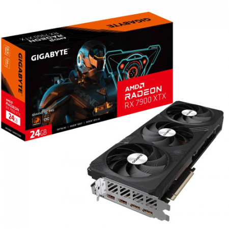 Видеокарта GIGABYTE Radeon RX 7900 XTX GAMING OC (GV-R79XTXGAMING OC-24GD) черный