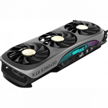 Видеокарта ZOTAC GAMING GeForce RTX 4070 Ti Trinity OC (ZT-D40710J-10P) серый