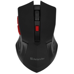 Мышь беспроводная Defender Accura MM-275 (52276) черно-красный