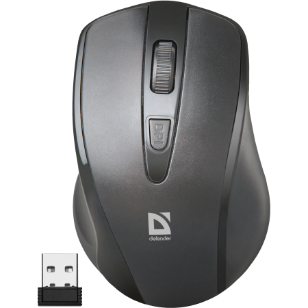 Мышь беспроводная Defender Datum MM-265 (52265) черный