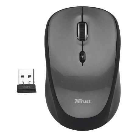 Мышь беспроводная Trust Yvi Mini (18519) черный