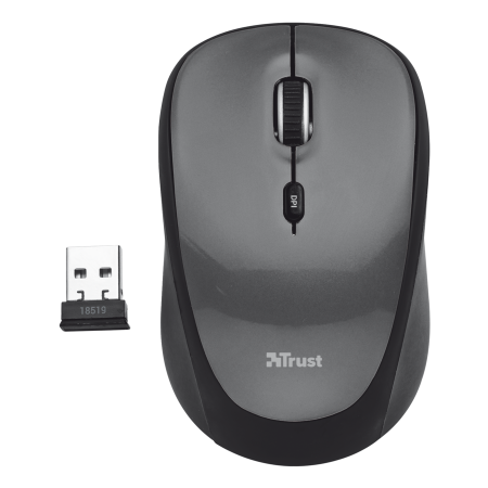Мышь беспроводная Trust Yvi Mini (18519) черный