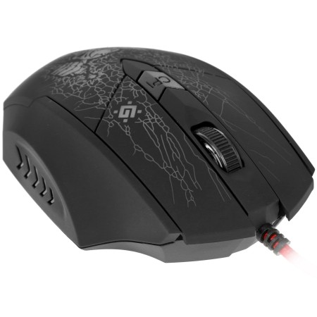 Мышь проводная + коврик Defender Doom Fighter GM-260L (52260) черный