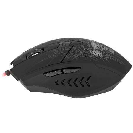 Мышь проводная + коврик Defender Doom Fighter GM-260L (52260) черный