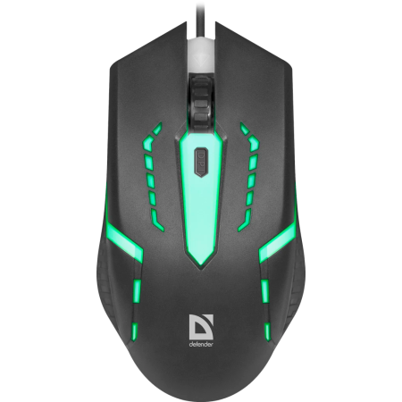Мышь проводная Defender Hit MB-601 (52601) черный