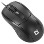 Мышь проводная Defender Standard MB-580 (52580) черный